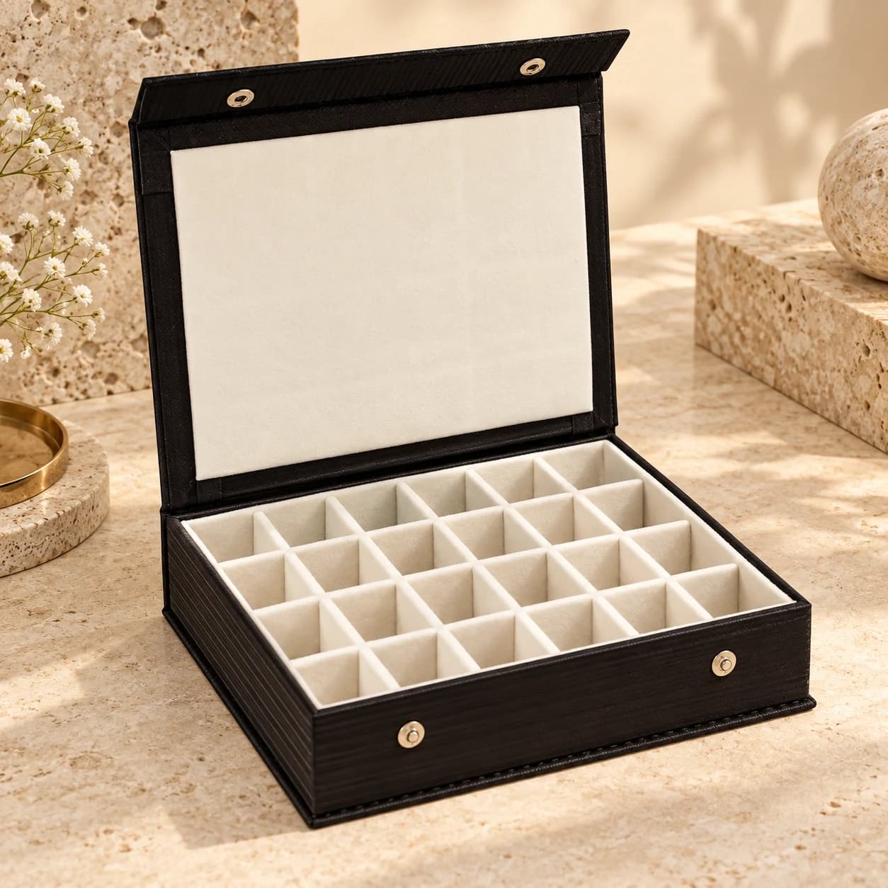 Grid & necklace cases