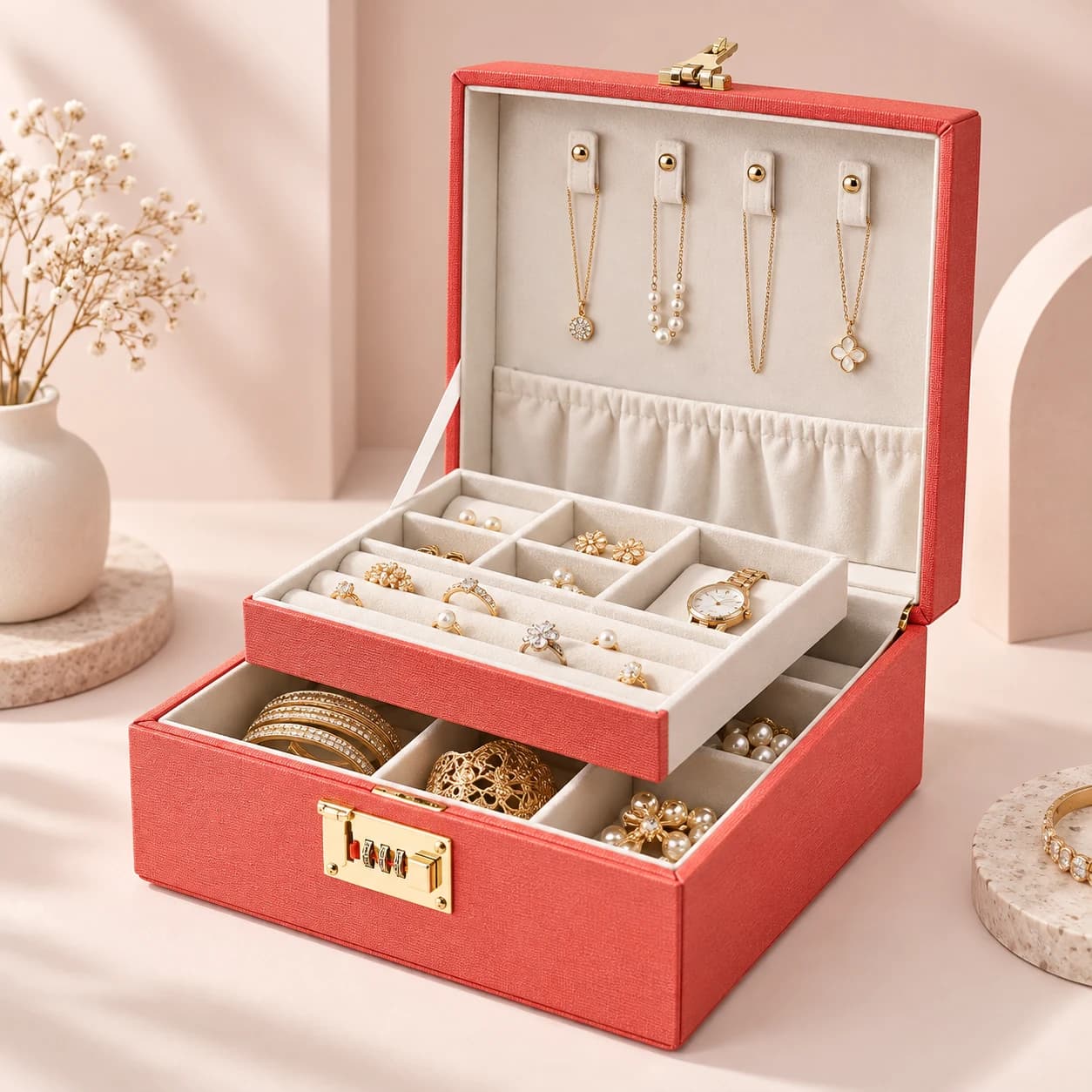 Rexine Locker Box